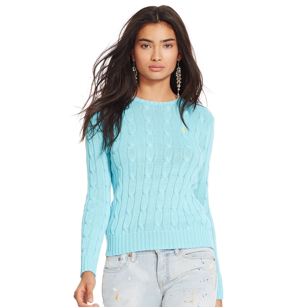 Ralph Lauren Slim Fit Cable-Knit Sweater